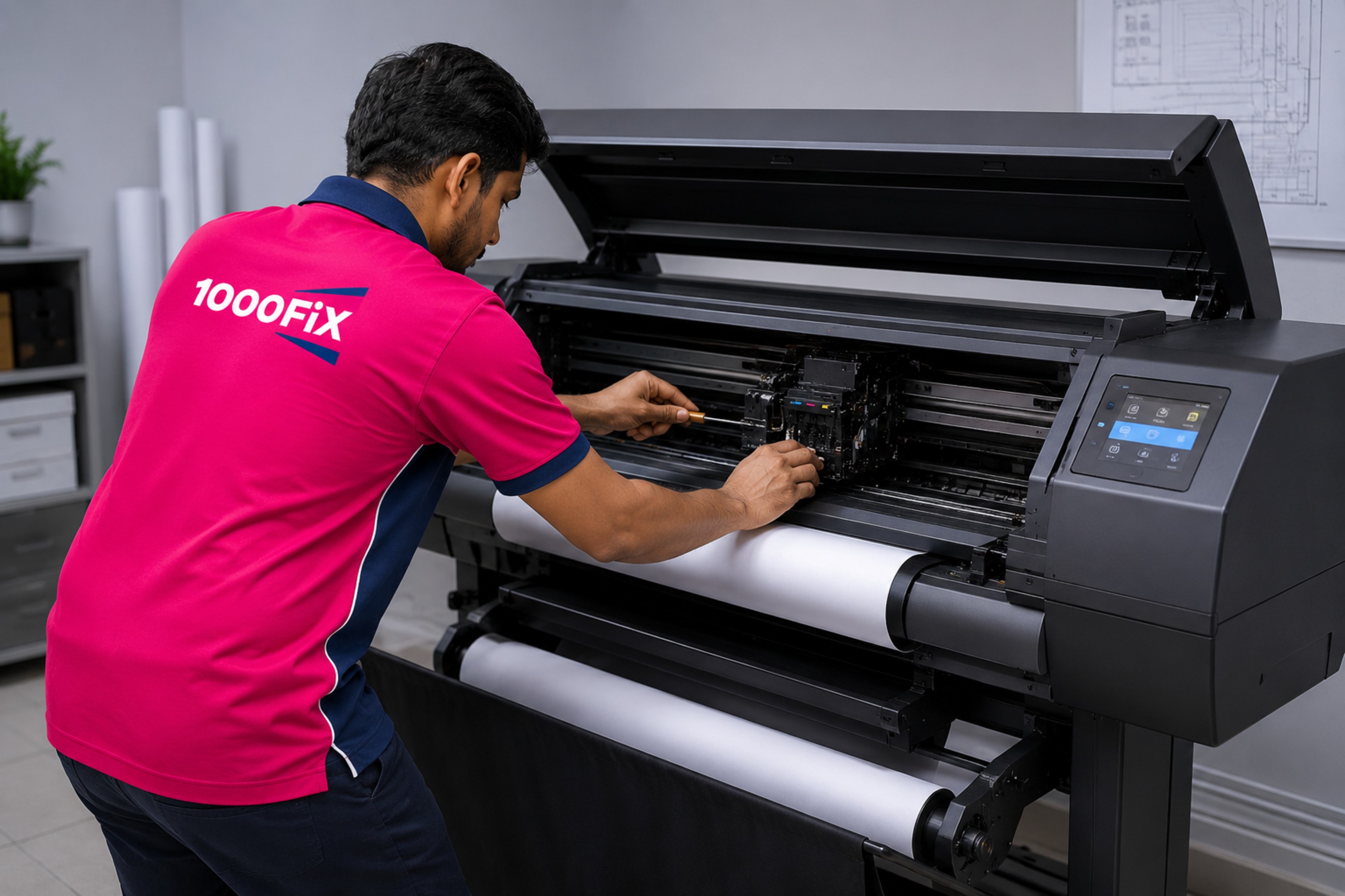 Plotter Machine Repair Service (On-site)